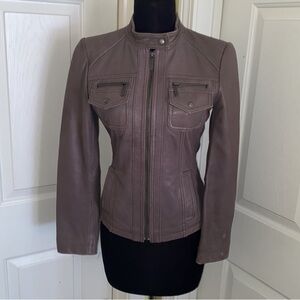 Michael Kors Genuine Leather Jacket